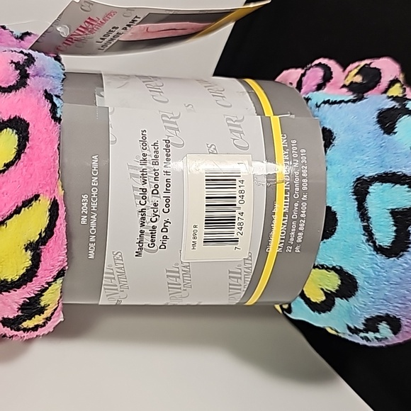 Carnival NWT Intimates, Medium, Ladies Lounge Pants, Multi-Color, Hearts - Picture 4 of 8